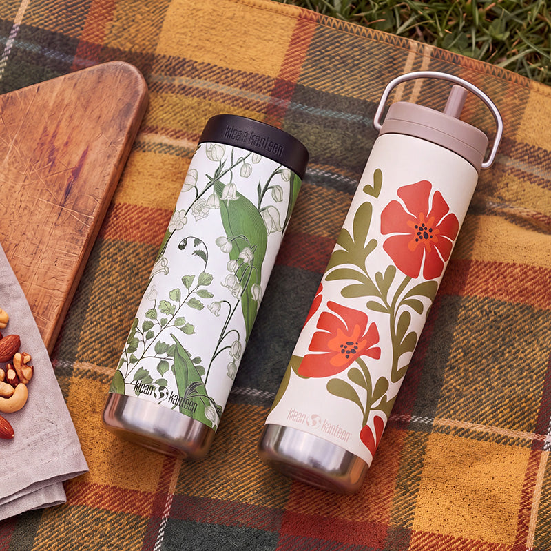 20oz TKWide with Twist Cap - Fall Flowers