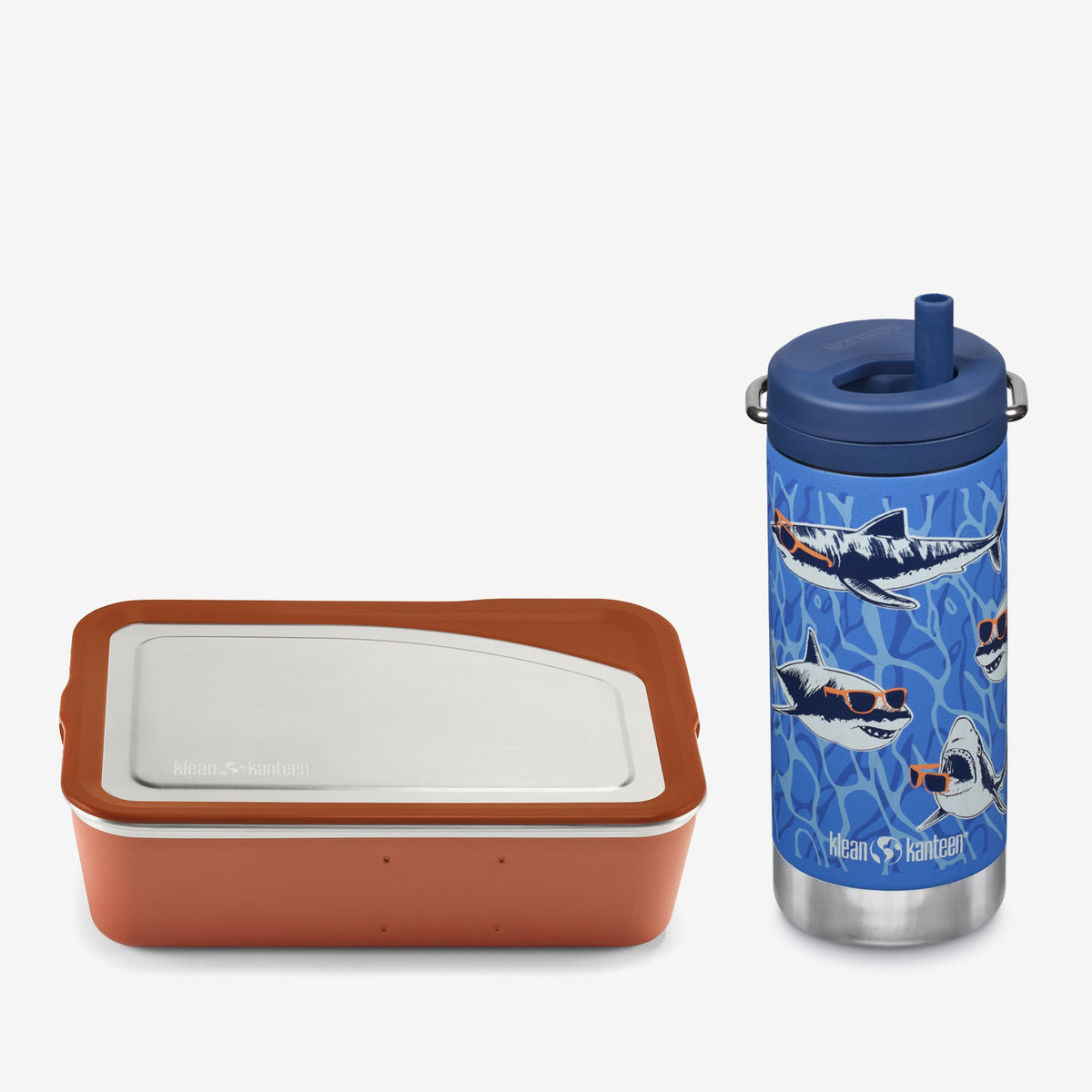 Kid's Lunch Box and Water Bottle Set