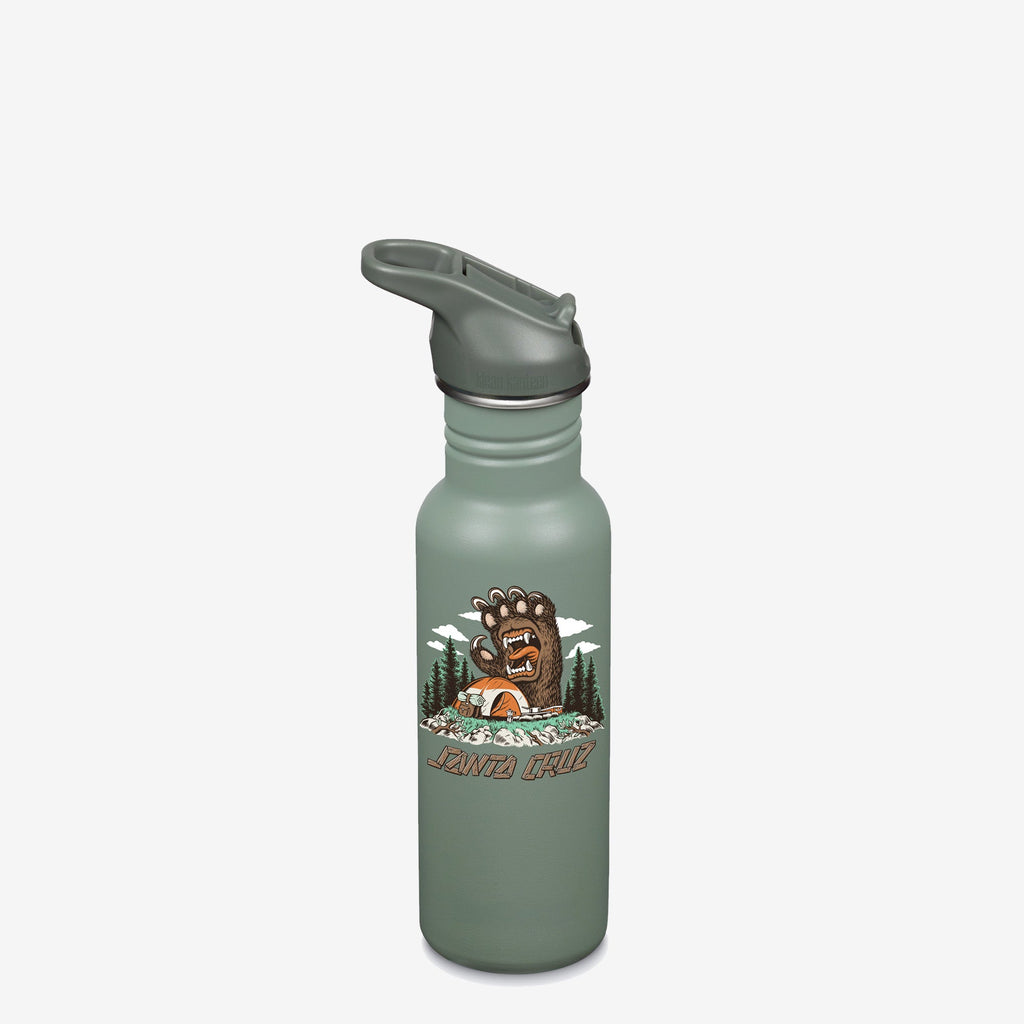 18oz Classic with Flip Seal Sport Cap - Santa Cruz - Screaming Grizzly