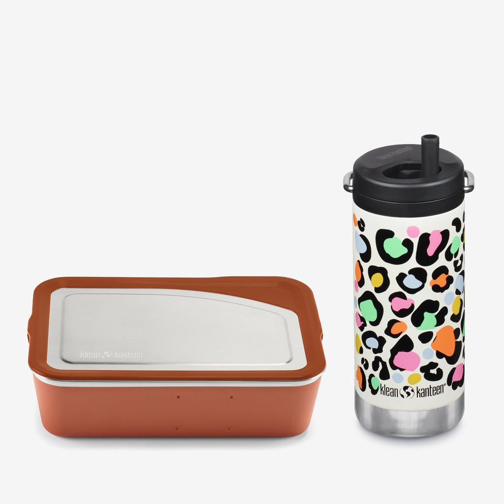 Kid's Lunch Box and Water Bottle Set